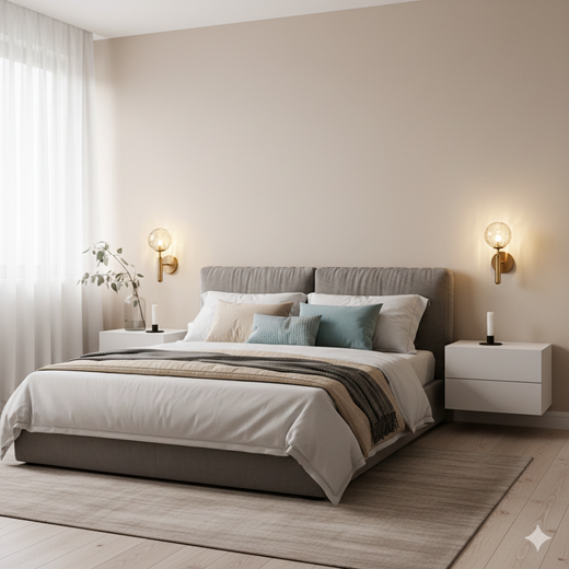 LUMINAIRE MAISON Applique murale en verre Helena, lumière décorative intérieure élégante.